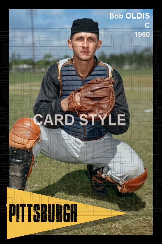 Bob Oldis - 1960 Pittsburgh Pirates - choose a size & style