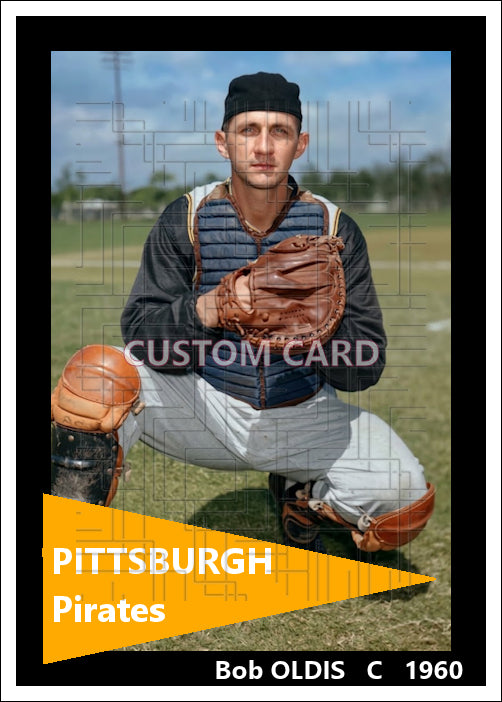 Bob Oldis - 1960 Pittsburgh Pirates - choose a size & style