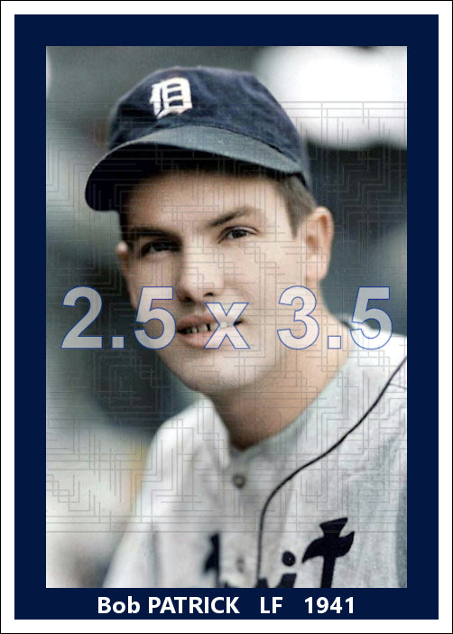 Bob Patrick - 1941 Detroit Tigers - choose a size & style