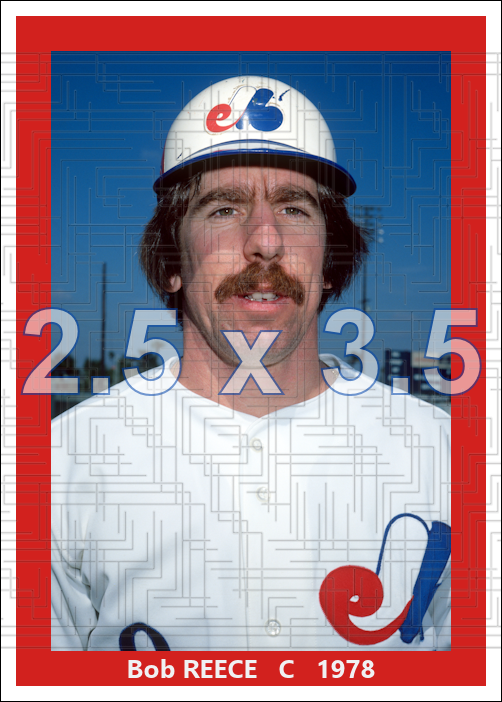 Bob Reece - 1978 Montreal Expos - choose a size & style