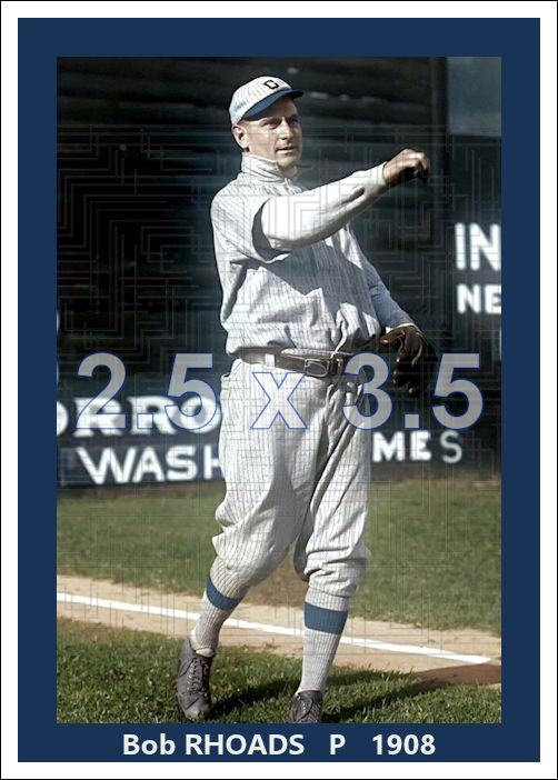 Bob Rhoads - 1908 Cleveland Naps - choose a size & style