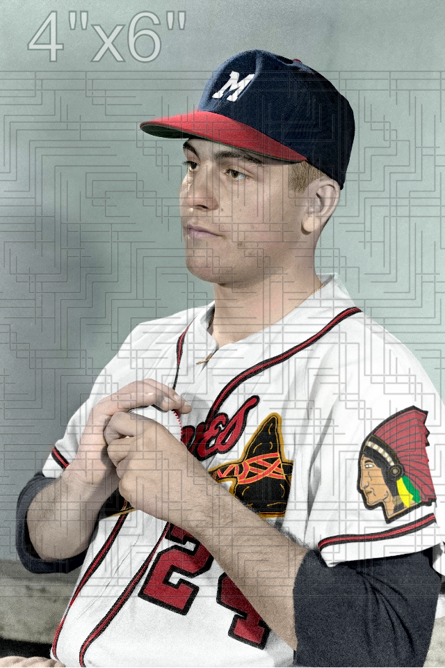 Bob Roselli - 1955-56 Milwaukee Braves - choose a size & style