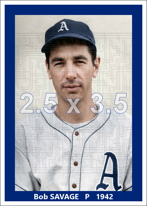 Bob Savage - 1942 Philadelphia Athletics - choose a size & style