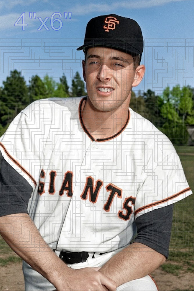 Bob Schroder - 1967 San Francisco Giants - choose a size & style