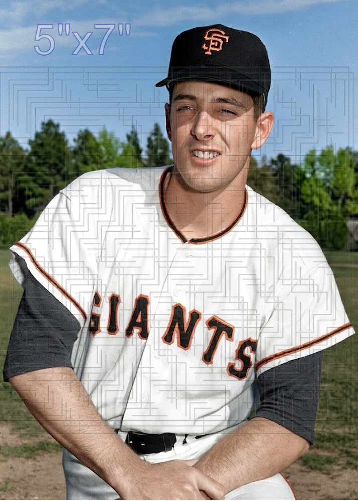Bob Schroder - 1967 San Francisco Giants - choose a size & style