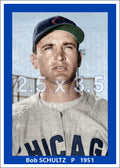Bob Schultz - 1951 Chicago Cubs - choose a size & style