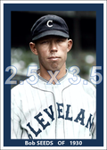 Bob Seeds - 1930 Cleveland Indians - choose a size & style