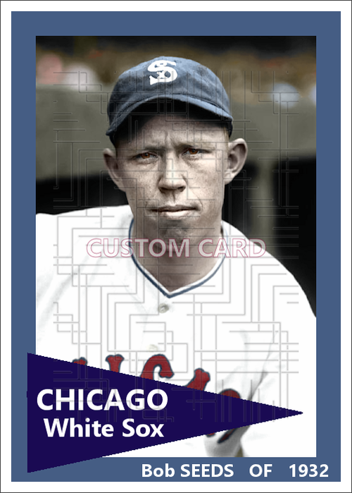 Bob Seeds - 1932 Chicago White Sox - choose a size & style