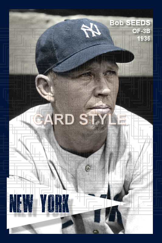 Bob Seeds - 1936 New York Yankees - choose a size & style