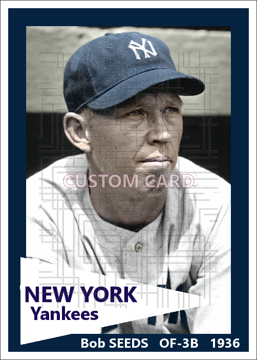 Bob Seeds - 1936 New York Yankees - choose a size & style