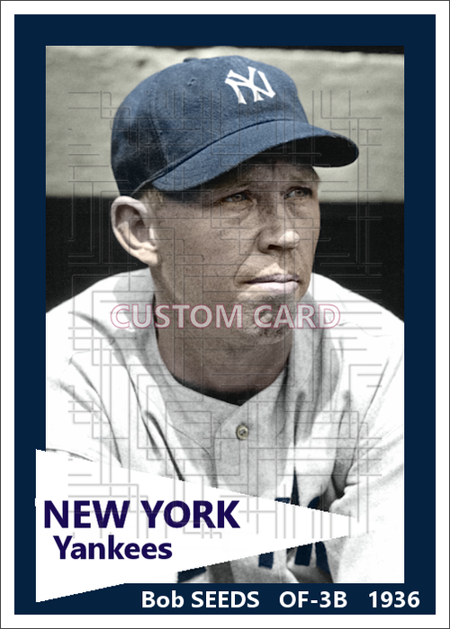 Bob Seeds - 1936 New York Yankees - choose a size & style
