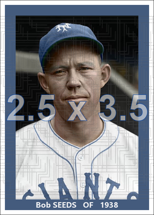 Bob Seeds - 1938 New York Giants - choose a size & style