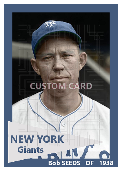 Bob Seeds - 1938 New York Giants - choose a size & style