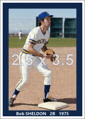 Bob Sheldon - 1975 Milwaukee Brewers - choose a size & style
