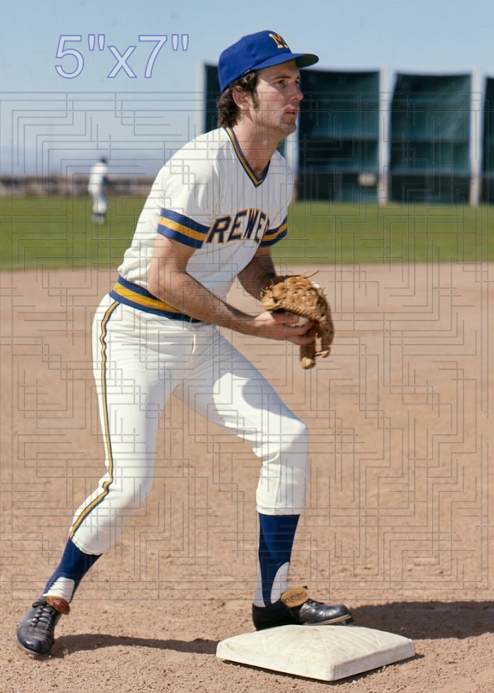 Bob Sheldon - 1975 Milwaukee Brewers - choose a size & style