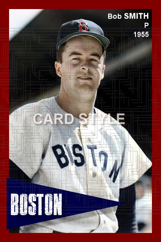 Bob Smith - 1955 Boston Red Sox - choose a size & style