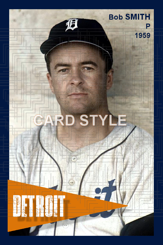 Bob Smith - 1959 Detroit Tigers - choose a size & style