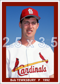 Bob Tewksbury - 1992 St. Louis Cardinals - choose a size & style