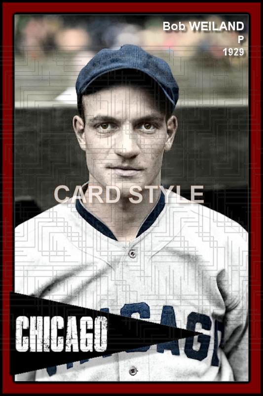 Bob Weiland - 1929 Chicago White Sox - choose a size & style