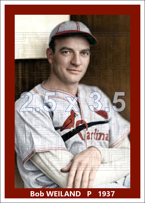 Bob Weiland - 1937 St. Louis Cardinals - choose a size & style