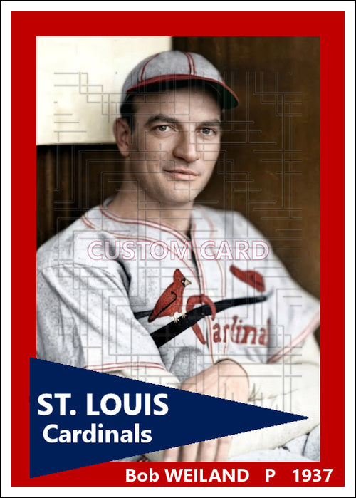 Bob Weiland - 1937 St. Louis Cardinals - choose a size & style