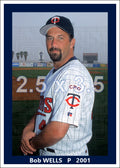 Bob Wells - 2001 Minnesota Twins - choose a size & style