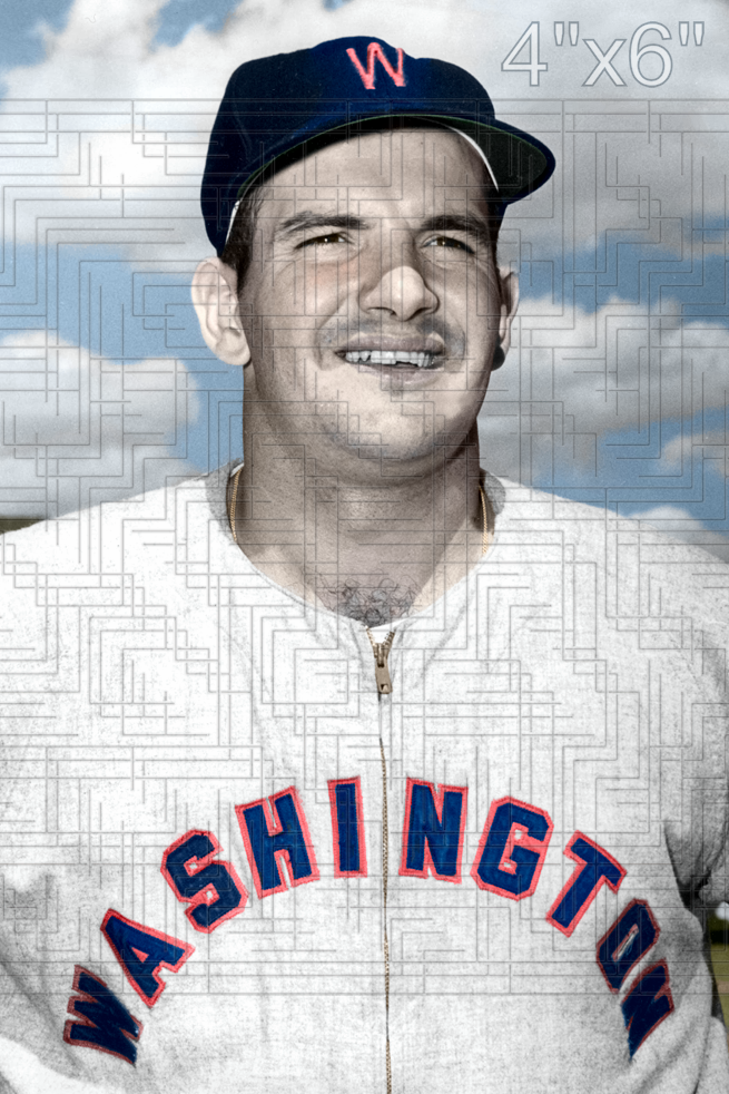 Bob Wiesler - 1956 Washington Senators - choose a size & style