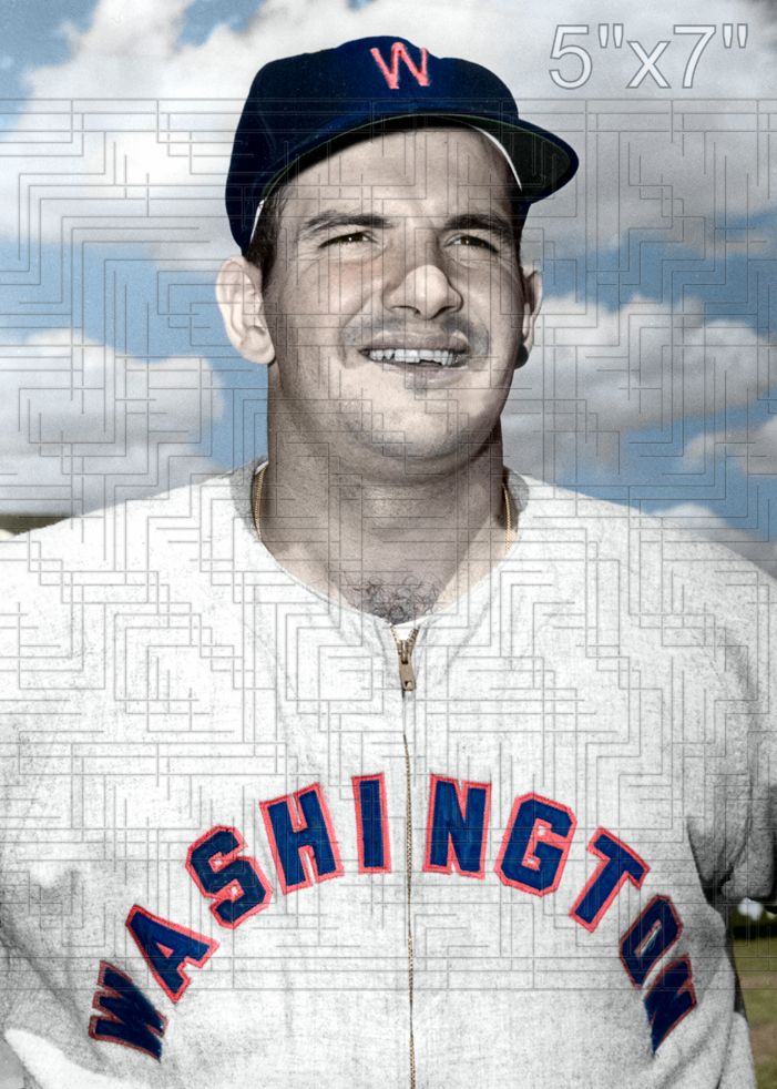 Bob Wiesler - 1956 Washington Senators - choose a size & style