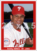 Bobby Abreu - 2003 Philadelphia Phillies - choose a size & style