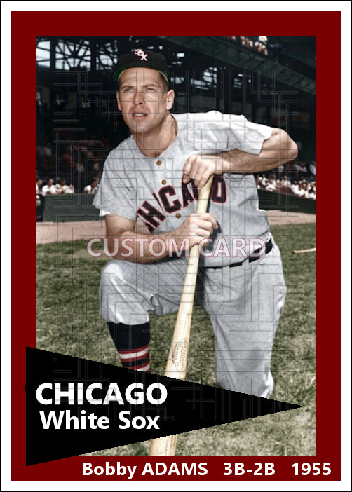 Bobby Adams - 1955 Chicago White Sox - choose a size & style