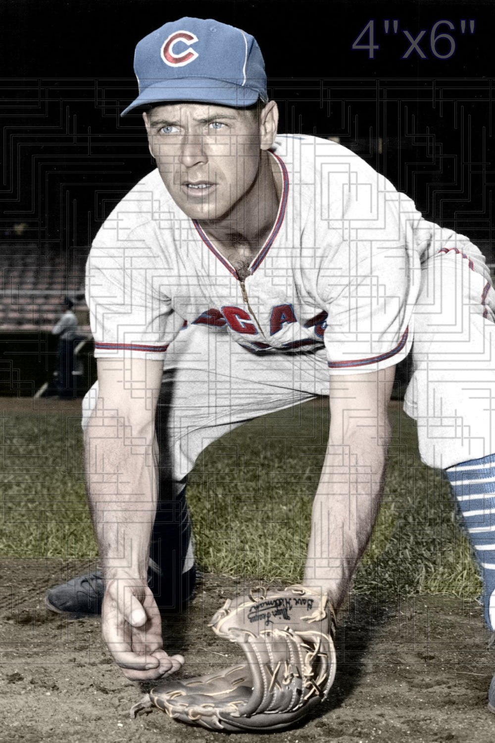 Bobby Adams - 1957 Chicago Cubs- choose a size & style