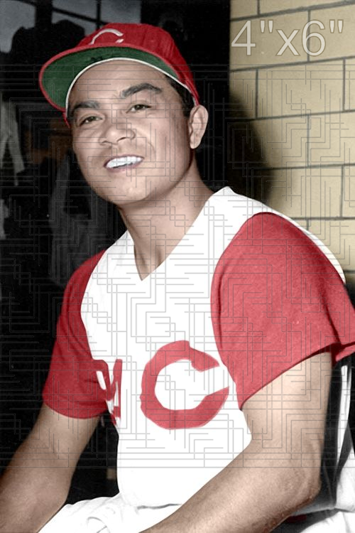 Bobby Balcena - 1956 Cincinnati Reds - choose a size & style