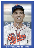 Bobby Bragan - 1940 Philadelphia Phillies - choose a size & style