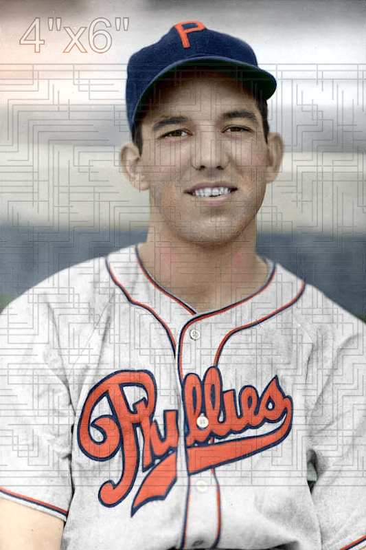 Bobby Bragan - 1940 Philadelphia Phillies - choose a size & style