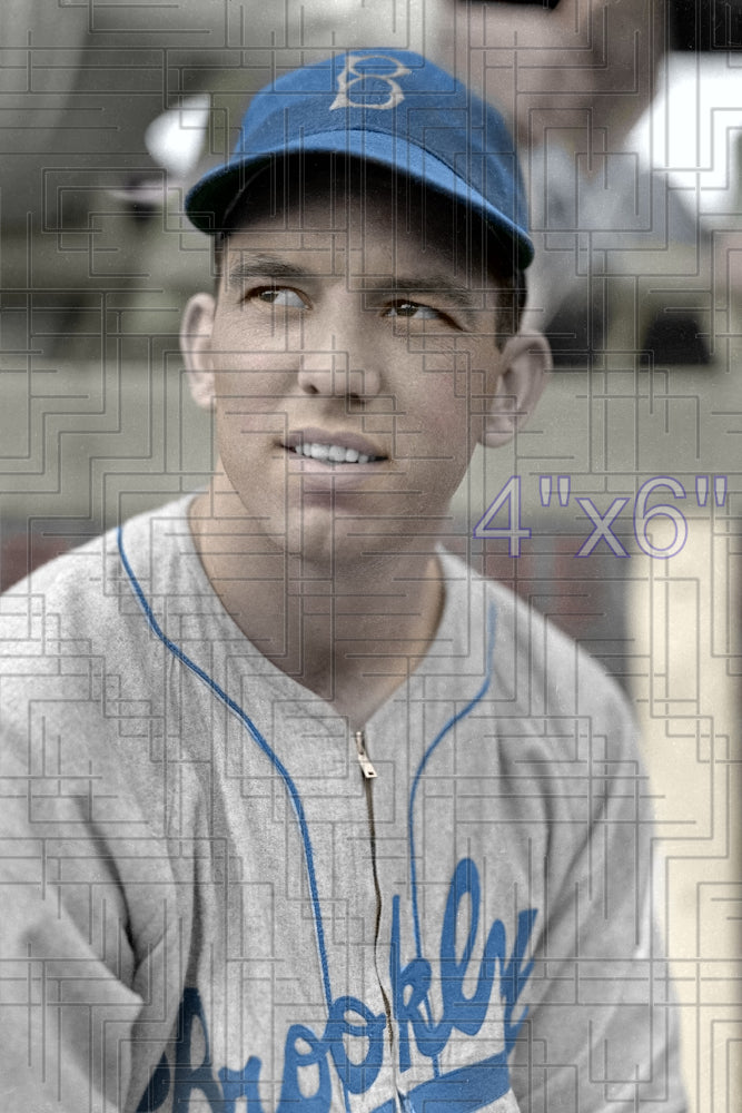 Bobby Bragan - 1943 Brooklyn Dodgers - choose a size & style