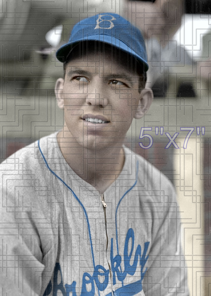 Bobby Bragan - 1943 Brooklyn Dodgers - choose a size & style