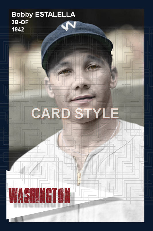 Bobby Estalella - 1942 Washington Senators - choose a size & style