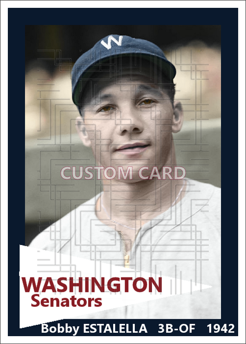 Bobby Estalella - 1942 Washington Senators - choose a size & style