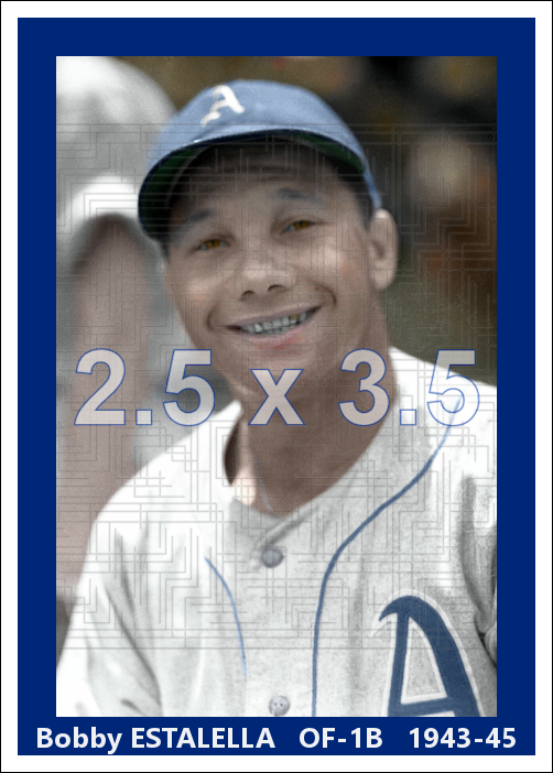 Bobby Estalella - 1943-45 Philadelphia Athletics - choose a size & style