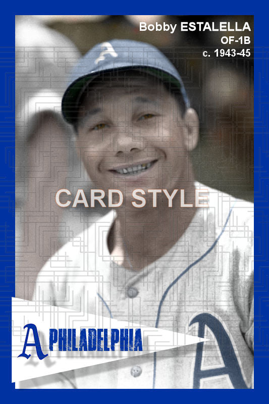 Bobby Estalella - 1943-45 Philadelphia Athletics - choose a size & style