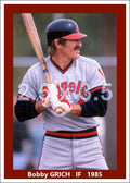 Bobby Grich - 1985 California Angels - choose a size & style
