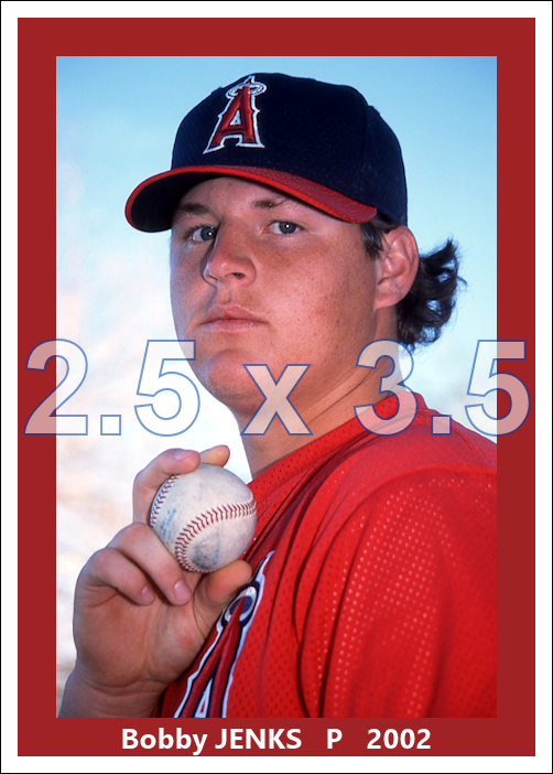 Bobby Jenks - 2002 Anaheim Angels - choose a size & style