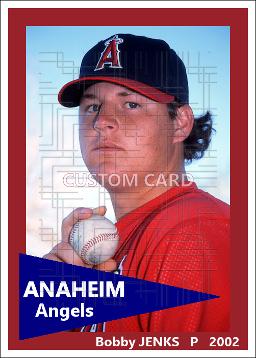 Bobby Jenks - 2002 Anaheim Angels - choose a size & style