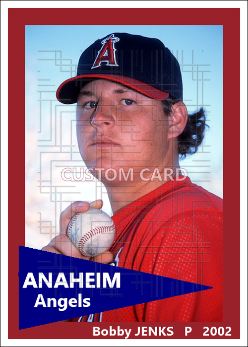 Bobby Jenks - 2002 Anaheim Angels - choose a size & style
