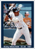Bobby Meacham - 1987 New York Yankees - choose a size & style