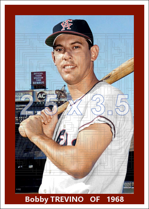 Bobby Trevino - 1968 California Angels - choose a size & style