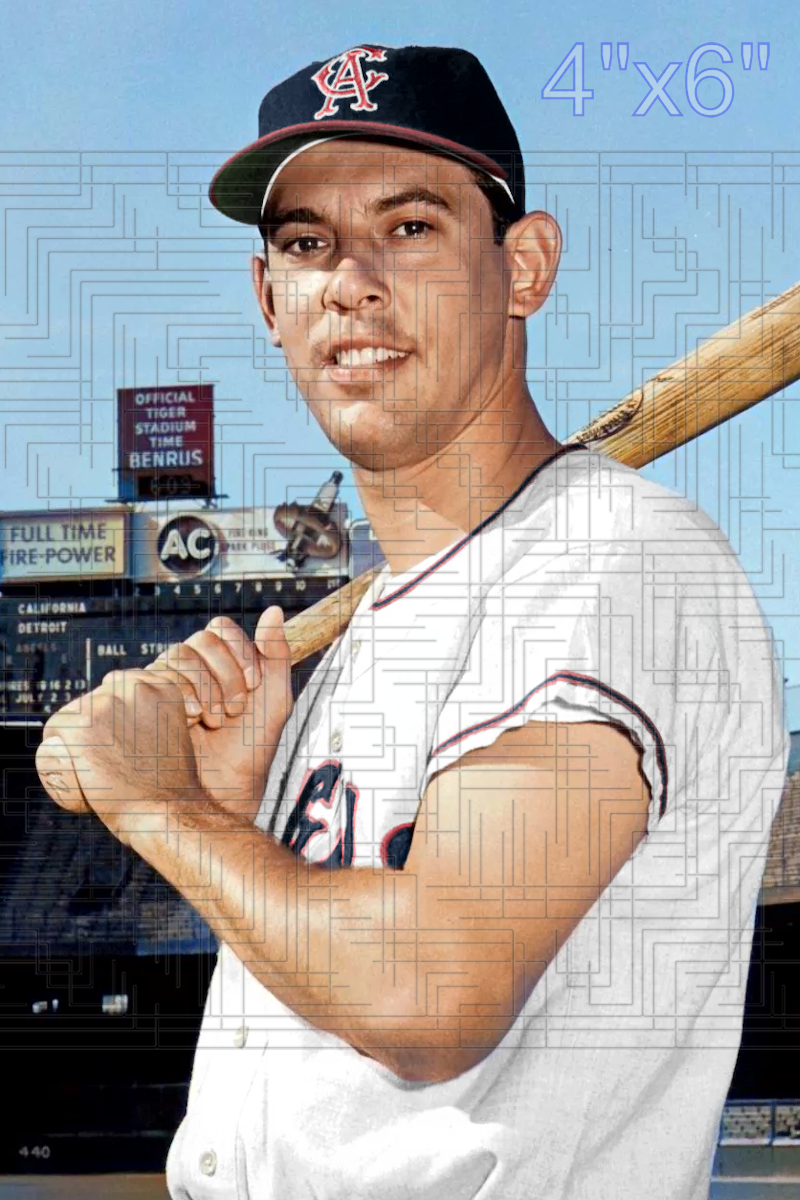 Bobby Trevino - 1968 California Angels - choose a size & style