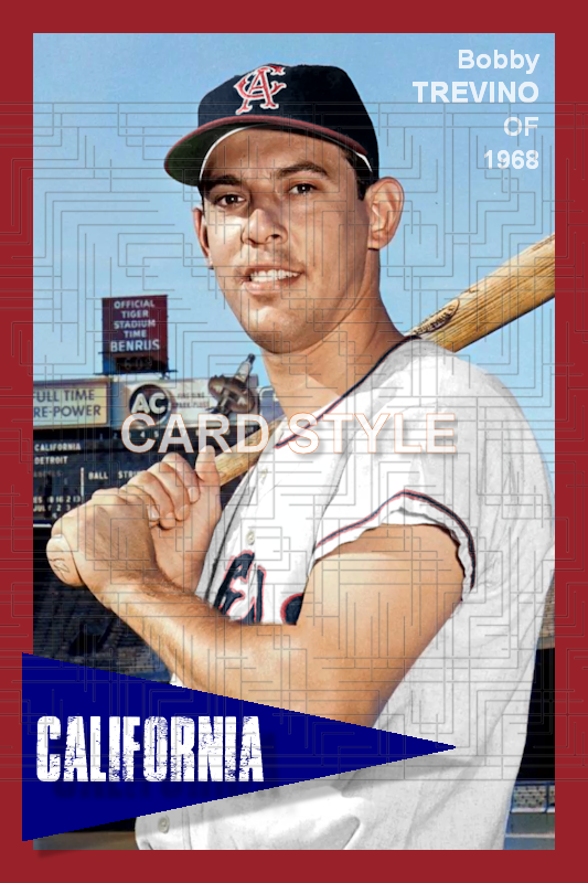 Bobby Trevino - 1968 California Angels - choose a size & style
