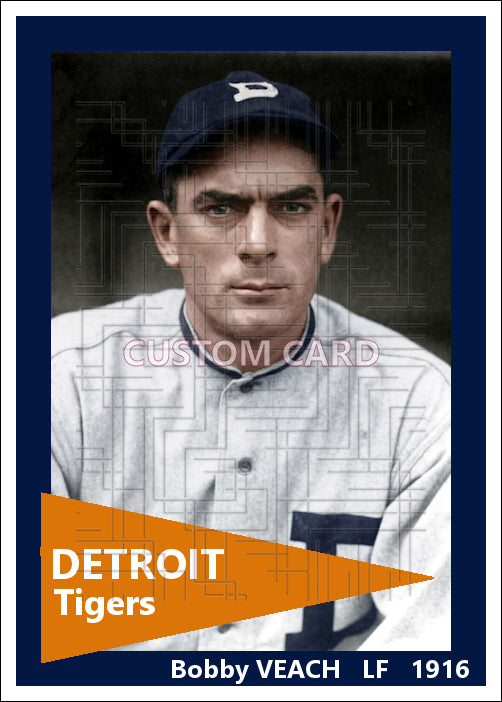 Bobby Veach - 1916 Detroit Tigers- choose a size & style