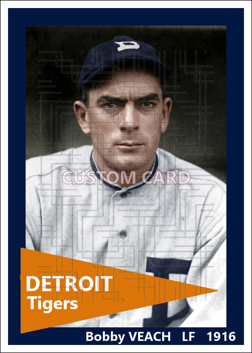 Bobby Veach - 1916 Detroit Tigers- choose a size & style
